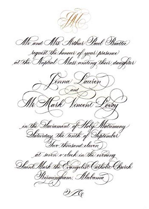 Calligraphy by Melinda