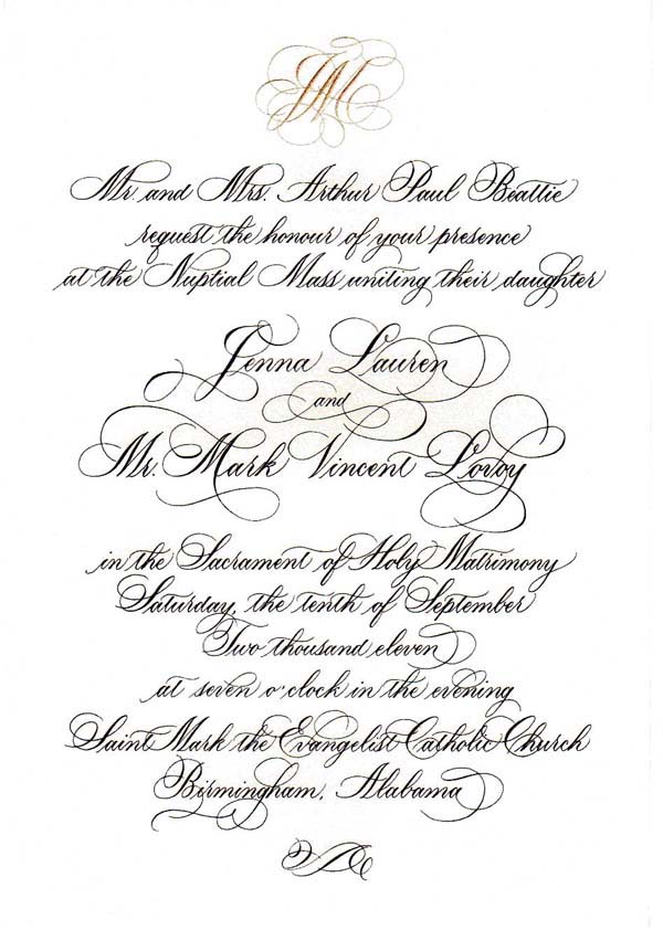 Calligraphy by Melinda