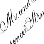 Calligraphy by Melinda