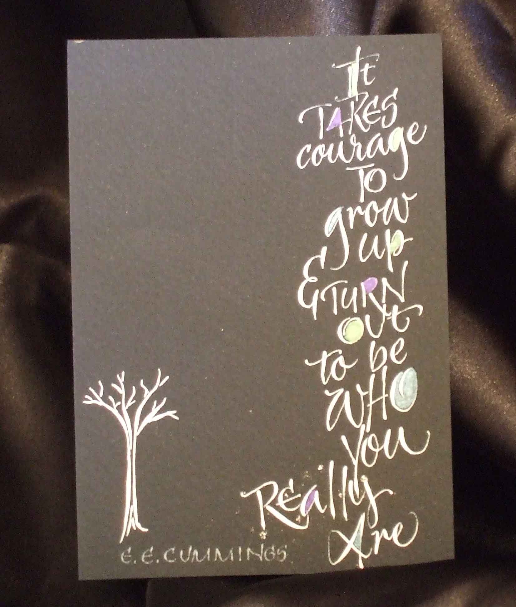 Calligraphy by Melinda